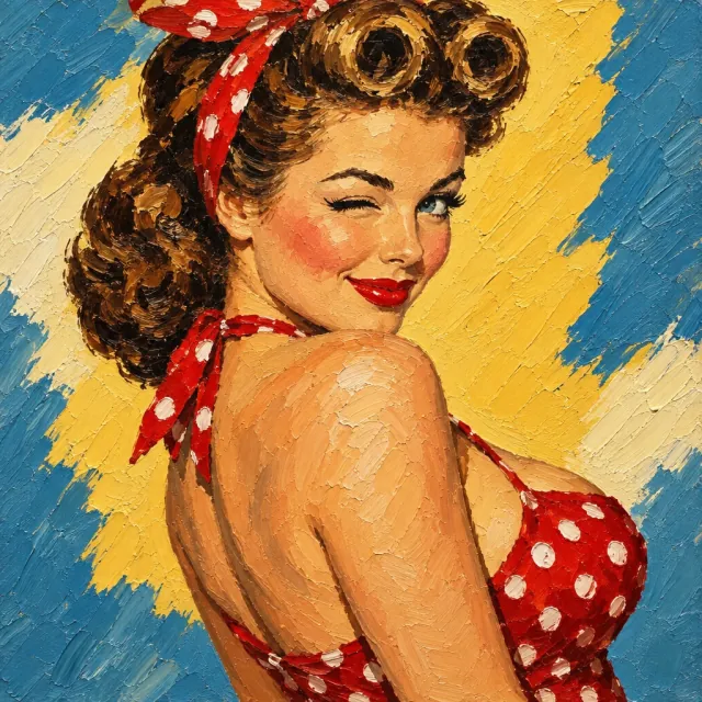 Vintage wink